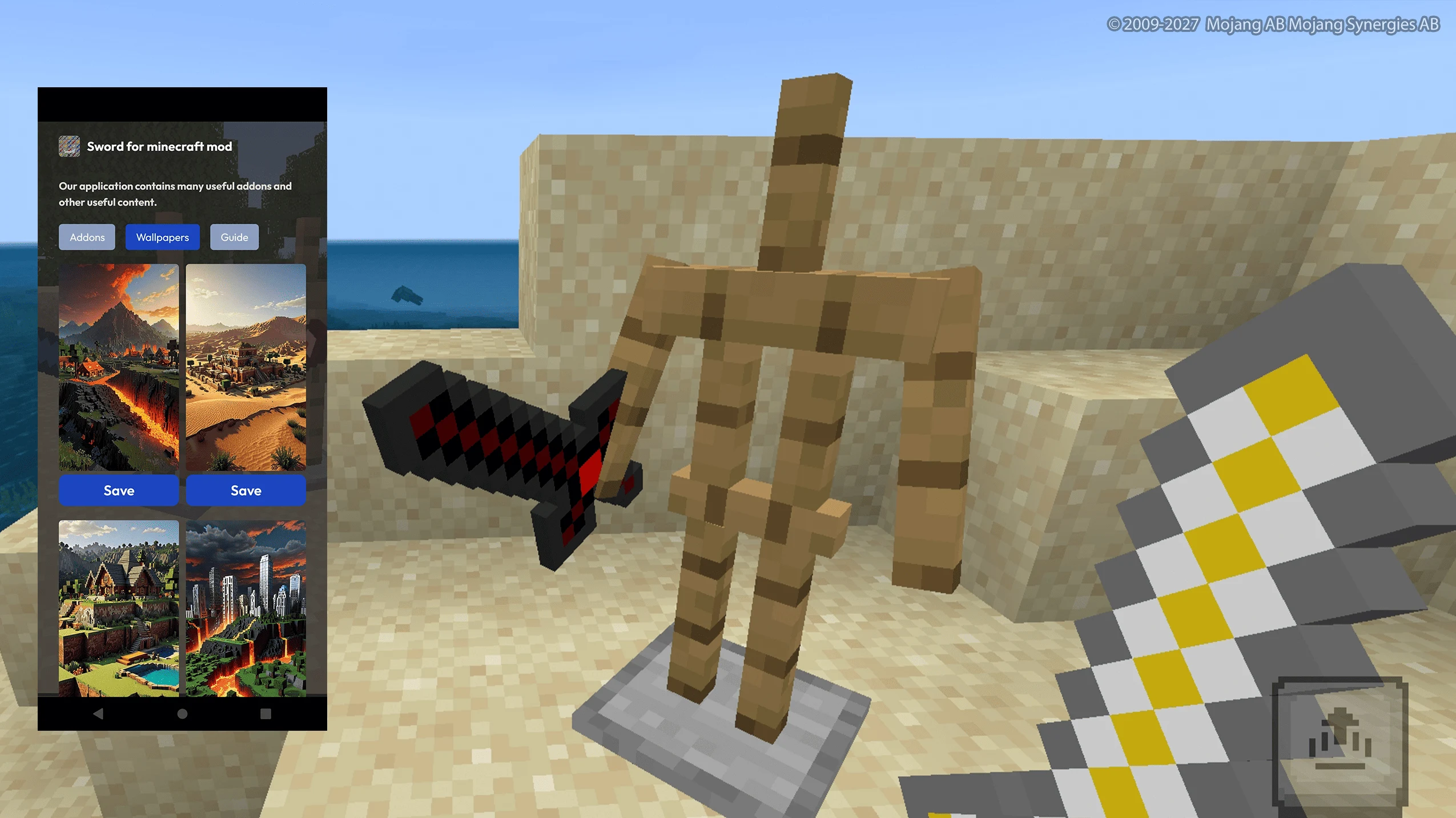 Sword for Minecraft Mod screenshot